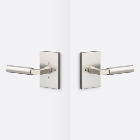 Sure-Loc Hardware Sure-Loc Hardware Levanto Privacy Rosette, Nickel, Smooth Grip in Nickel LV102 NI GRIP-SM NI